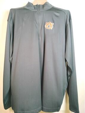 NWOT Antigua Auburn Tigers Men’s 2XL Tribute 1/4 Zip Pullover Smoke Grey